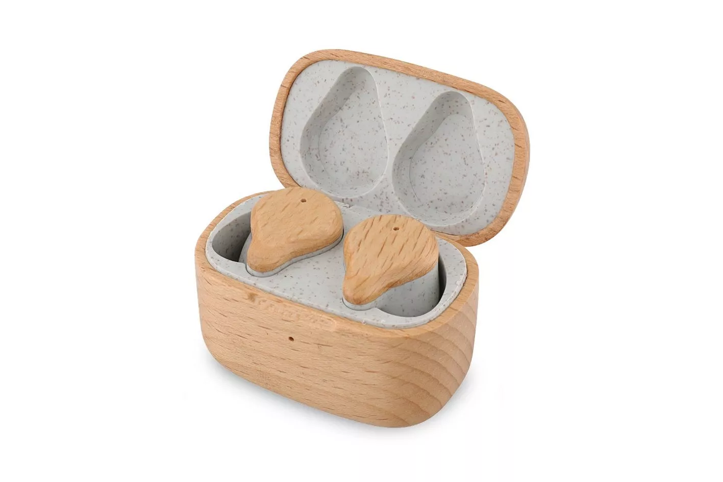 Prixton Earbuds Eco TWS163 Wood Auriculares Bluetooth Madera de Haya