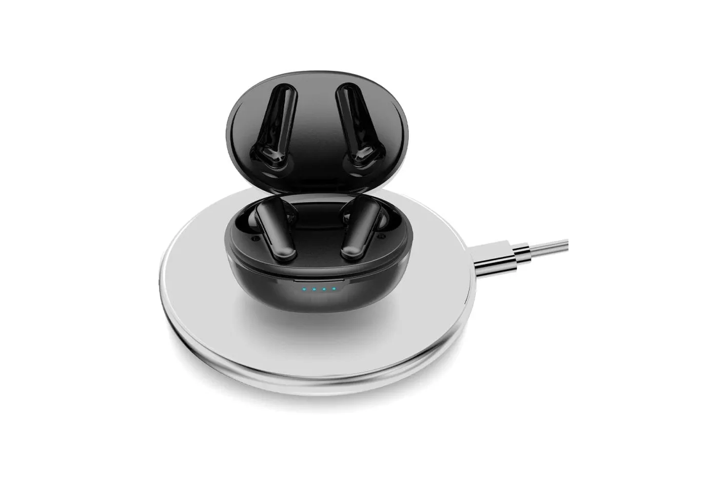 Prixton TWS158 Auriculares Bluetooth Anc + Enc Negros