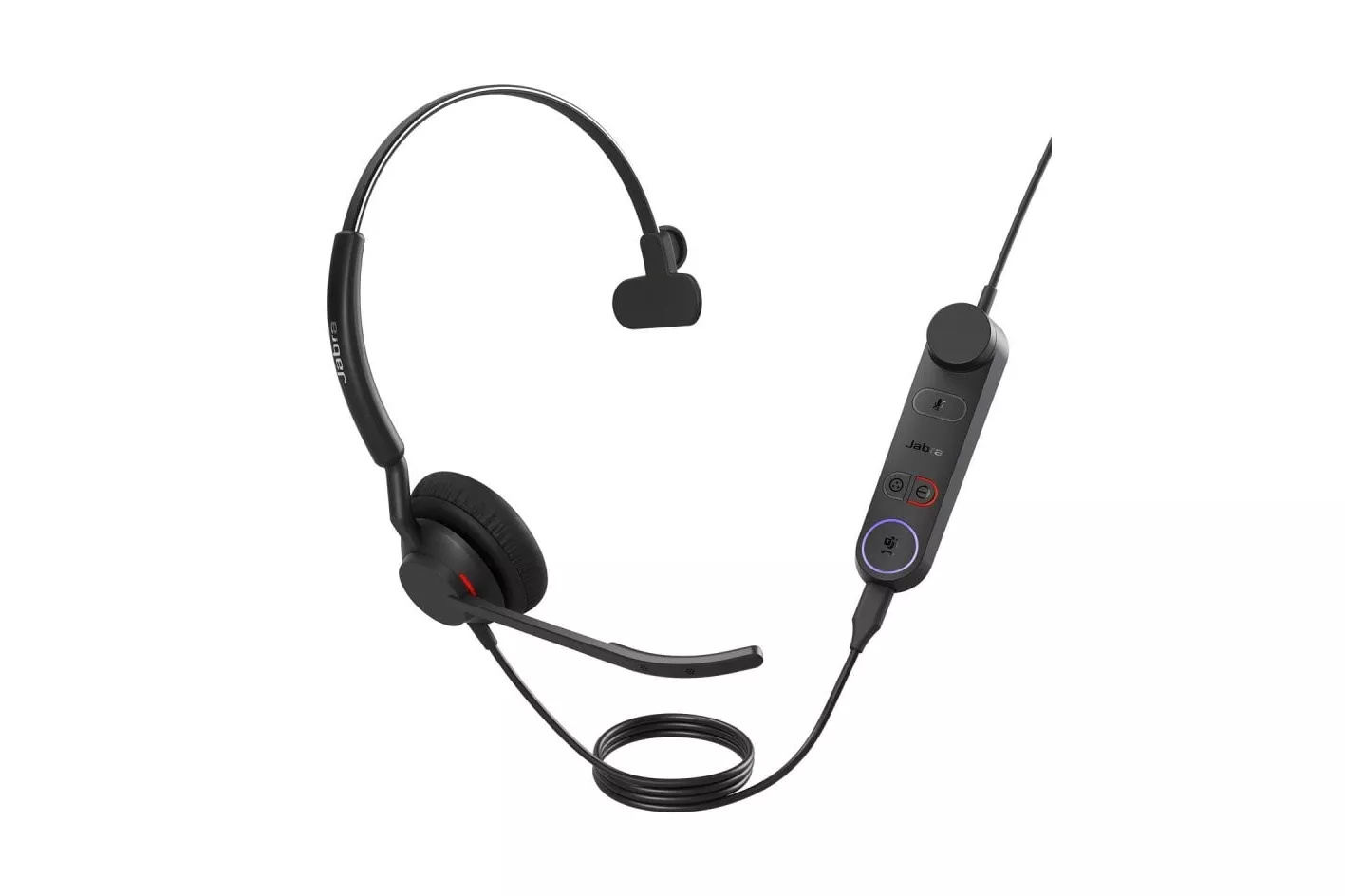 Auriculares Jabra Engage 50 II con cable USB-C para oficina/call center con cancelación de ruido negros