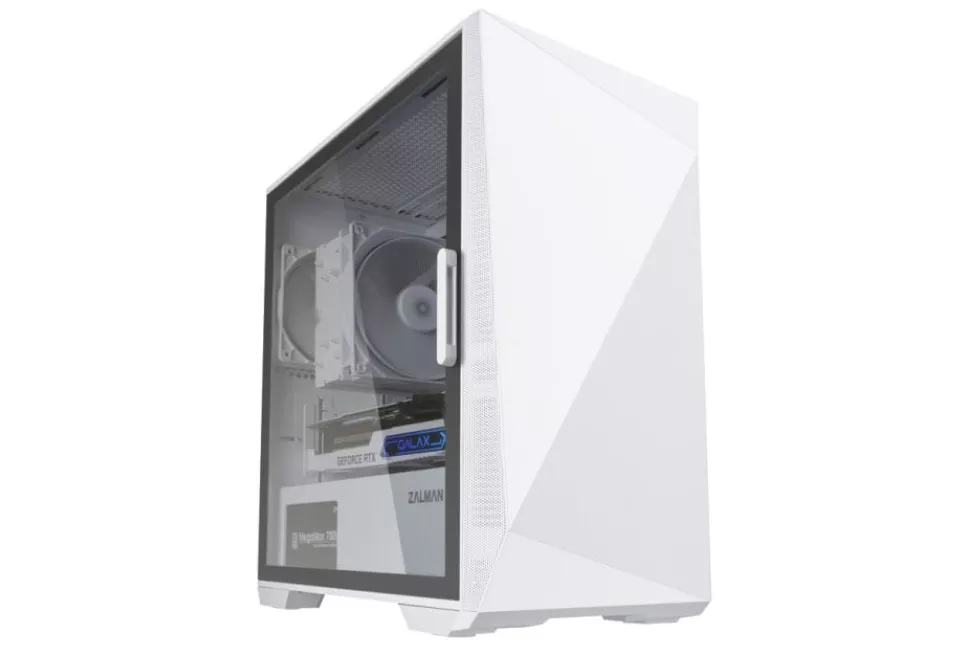 Caja Zalman Z1 Iceberg Micro-atx 3xvent 120mm 2xusb 3.0 Blanco Sin Fuente