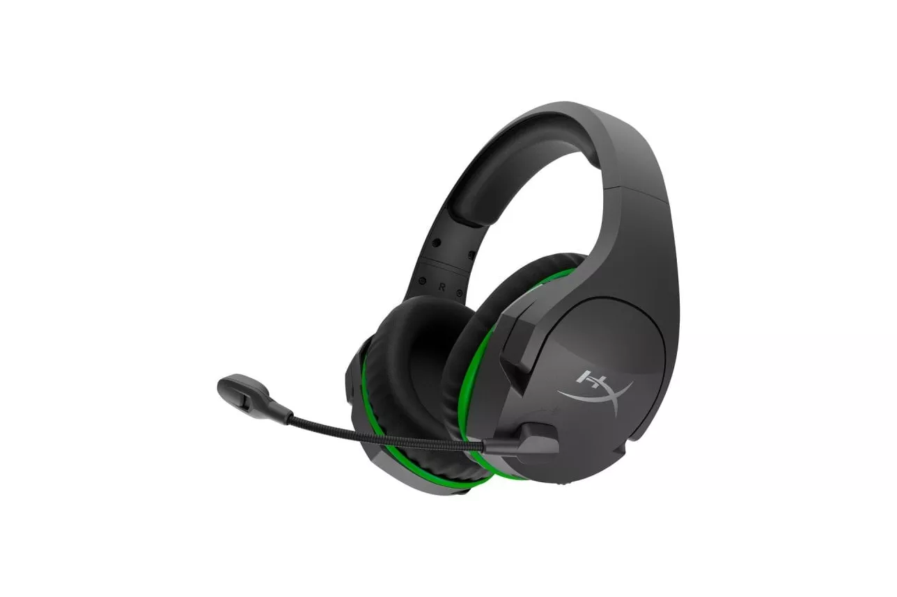 Auriculares HyperX CloudX Stinger Core Inalámbricos Wireless Gaming con Cancelación de Ruido para Xbox, Negro y Verde