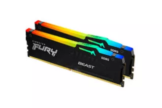 Memoria DDR5 Kingston Fury Beast RGB 128GB 2x64GB 5600MHz CL40 EXPO-XMP Negro