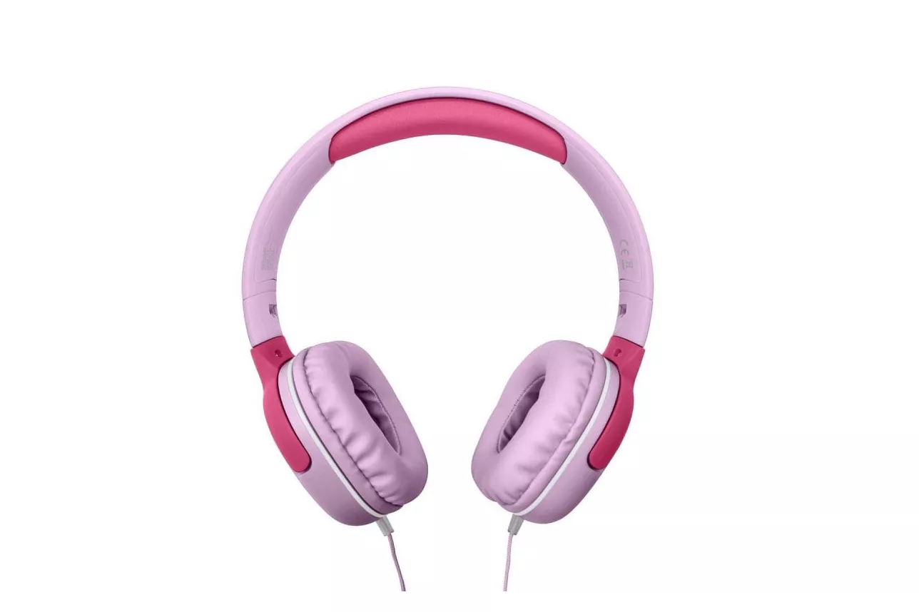 Auriculares Celly KIDSBEAT2 con cable Jack 3,5 mm Micrófono Infantil volumen limitado Rosa