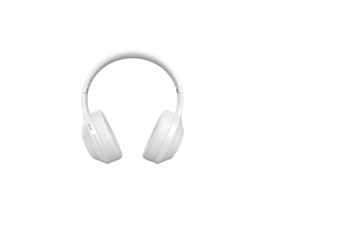 Auriculares Celly Wavebeat WH inalámbricos Bluetooth para llamadas y música con micrófono, color blanco