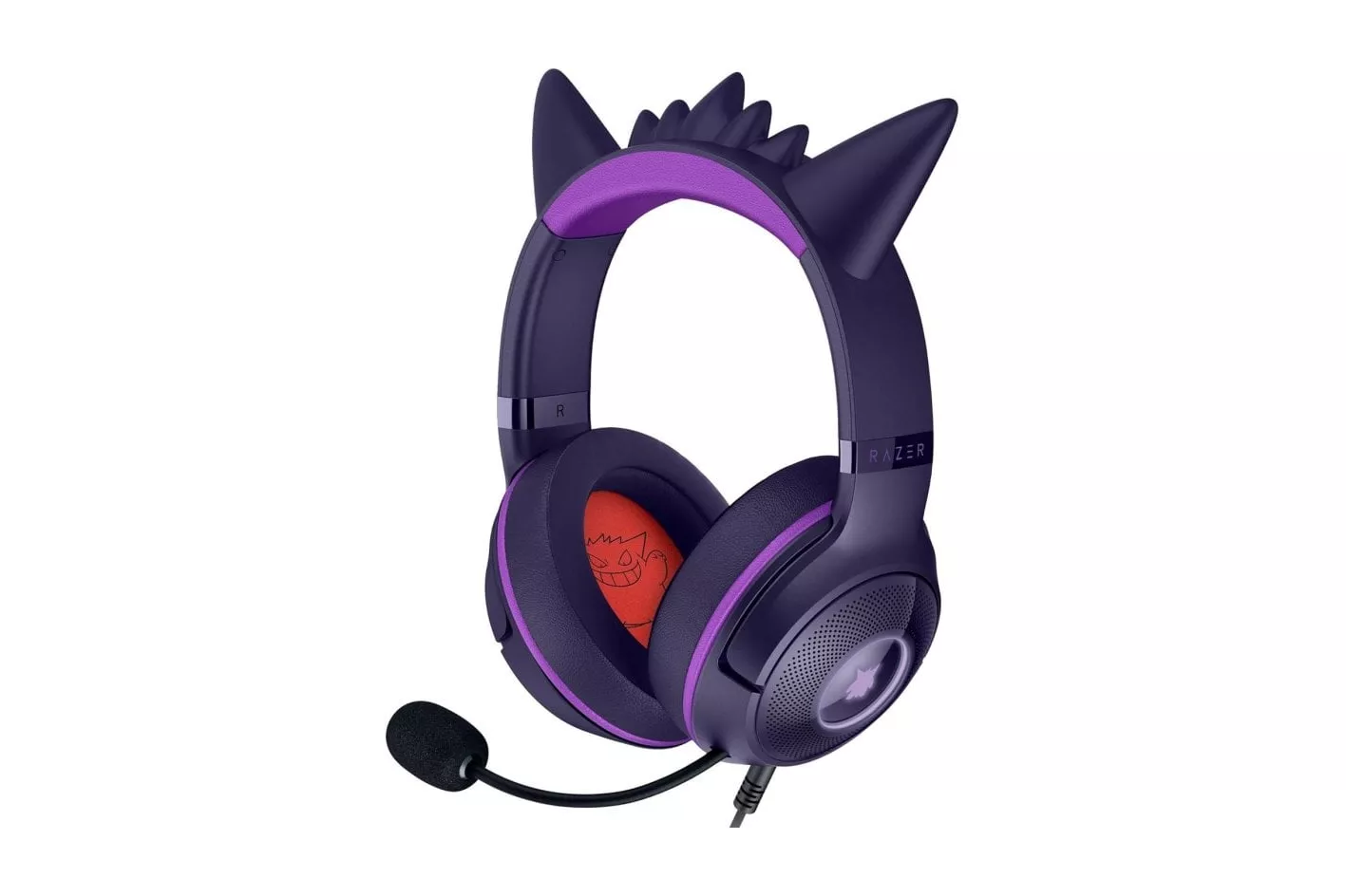 Auriculares Razer con cable USB iluminación RGB micrófono y sonido envolvente 7.1 Gengar