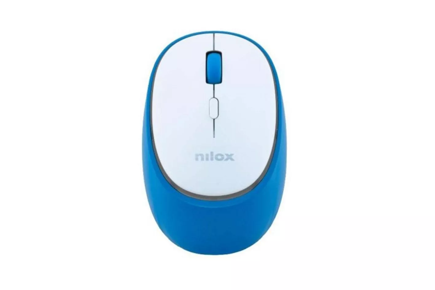 Ratón inalámbrico Bluetooth Azul Recargable 1600 DPI Clic silencioso 4 Botones