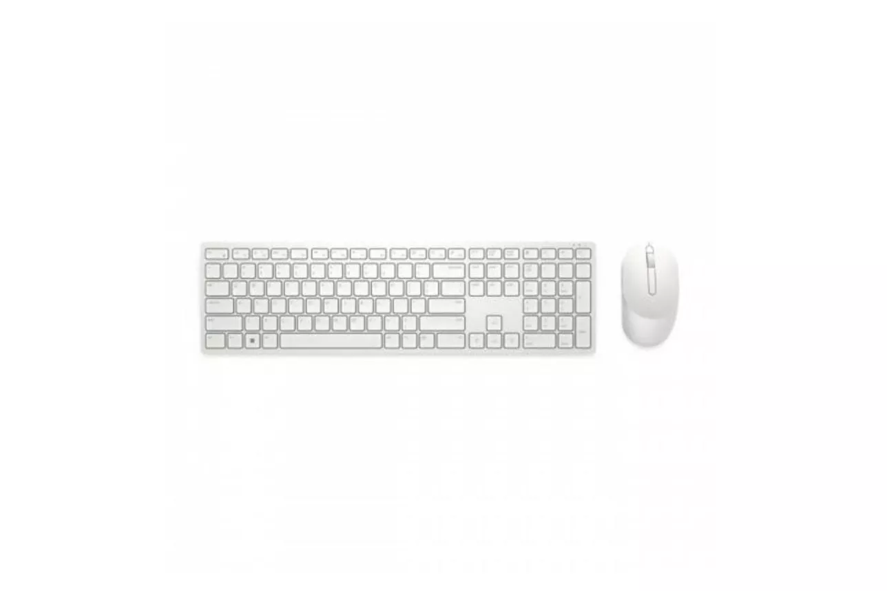 Ratón inalámbrico USB-A 1600 DPI óptico 3 botones blanco compacto