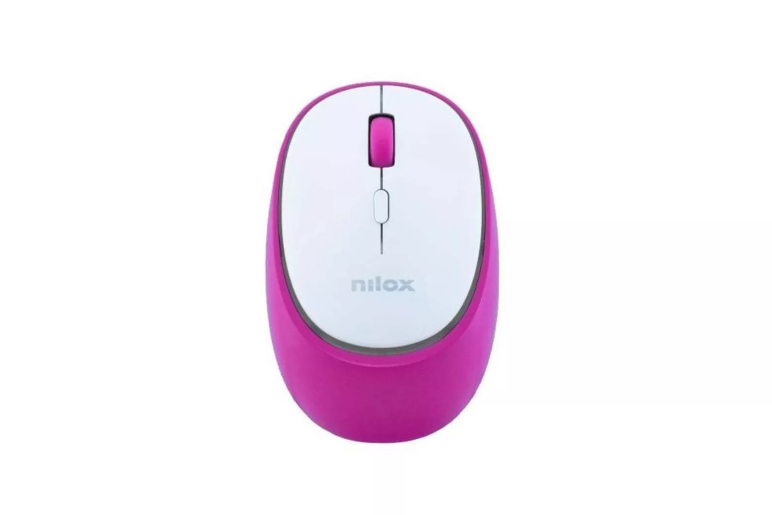 Ratón Wireless Bluetooth Rosa Recargable 1600 DPI Clic Silencioso 4 Botones
