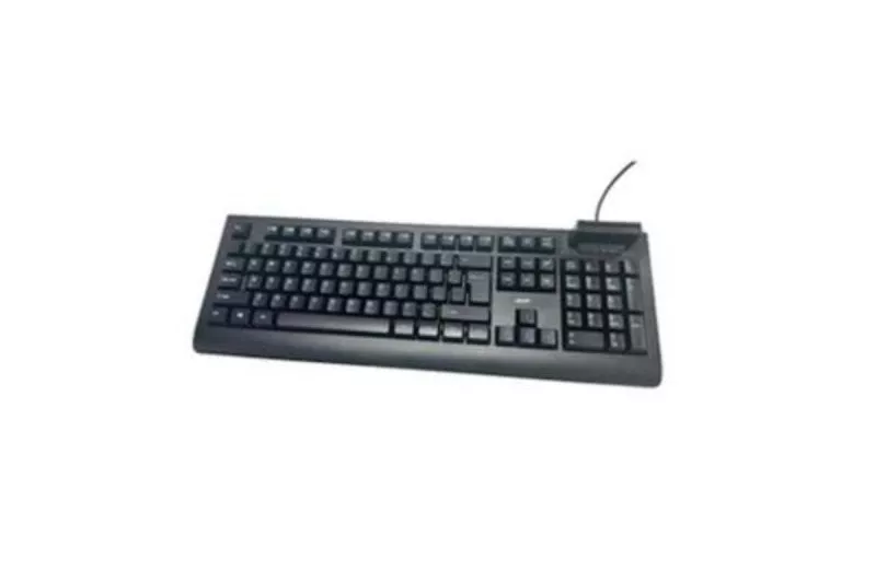 Teclado mecanico layout Espanol USB lector tarjetas SCARD 104 teclas multimedia