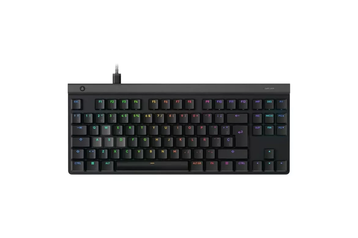 Teclado mecánico Logitech G515 RAPID TKL Layout ES retroiluminado RGB