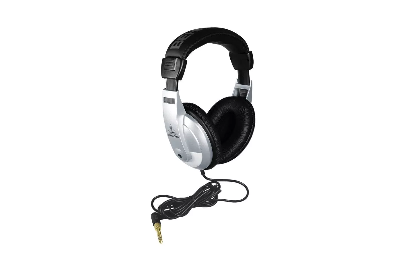 Auriculares Behringer HPM1000 con cable conectividad alámbrica para música negro y plata