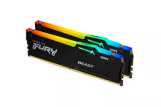 Memoria DDR5 Kingston Fury Beast 128GB 2x64GB 5600MHz CL40 EXPO-XMP Negro