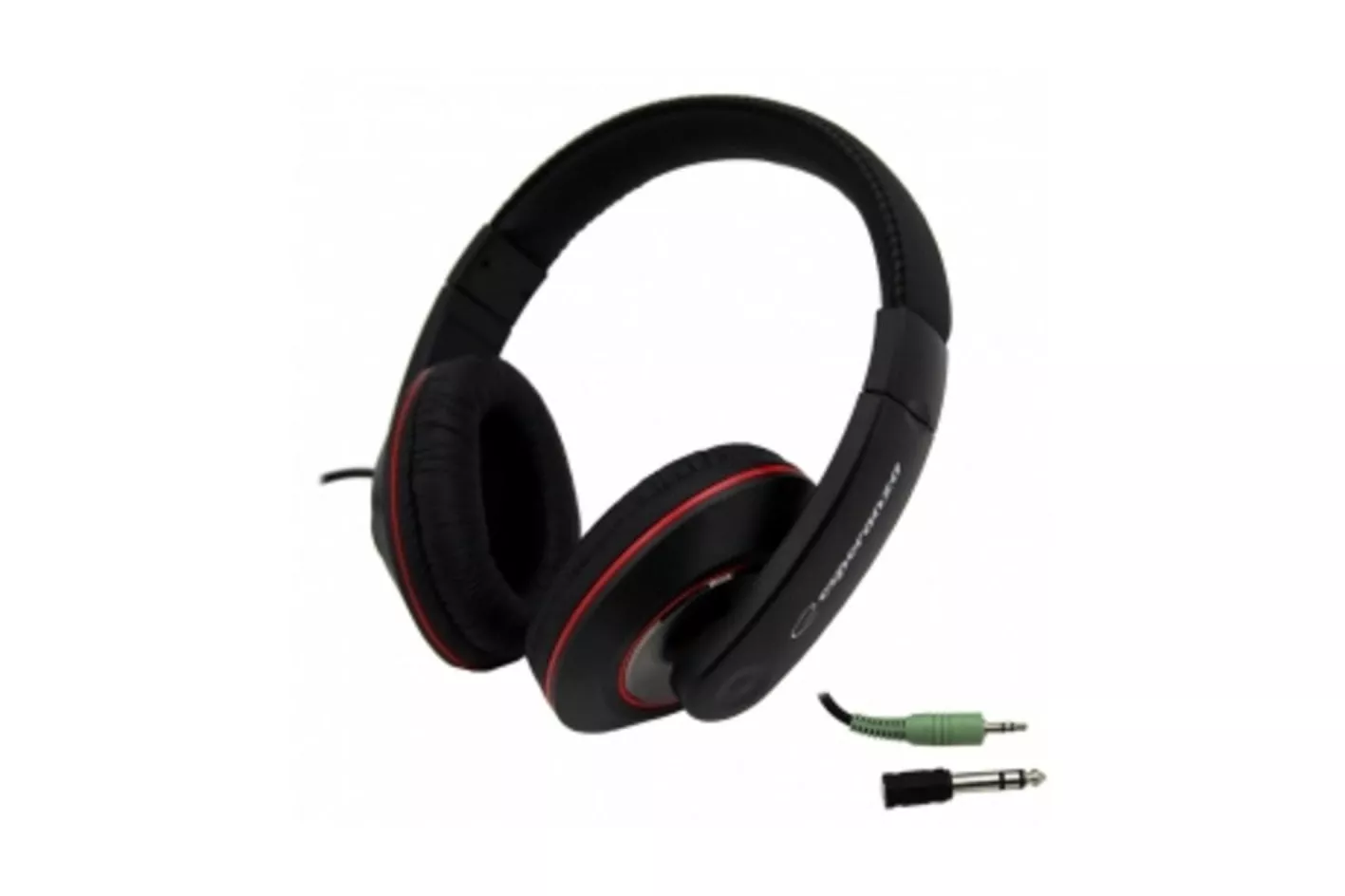 Auriculares Esperanza EH121 con cable conexión jack 3,5 mm música negros