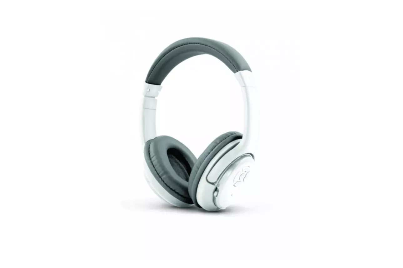 Auriculares Esperanza Libero inalámbricos Bluetooth para música, 20-20000 Hz, gris y blanco
