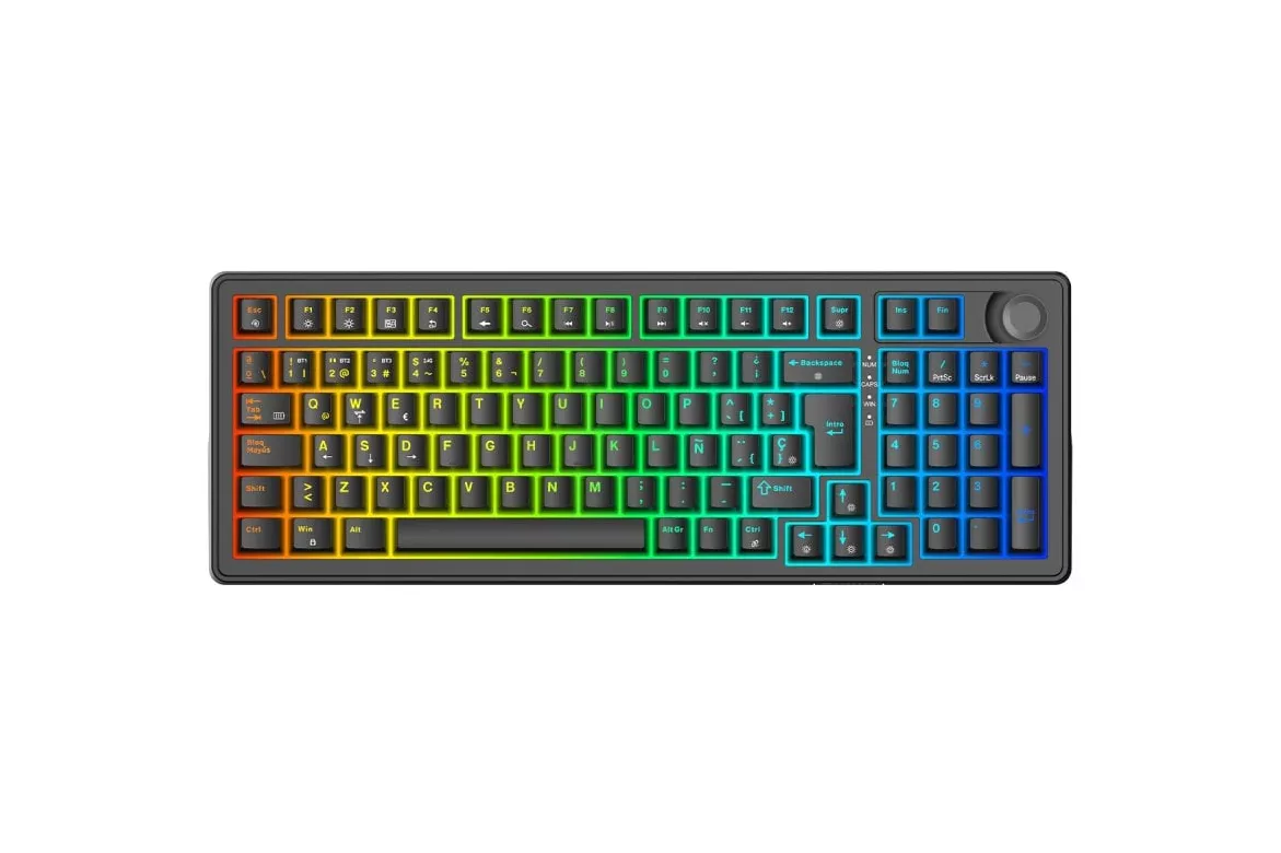 Forgeon Meteor Teclado Gaming Wireless RGB 98% Negro