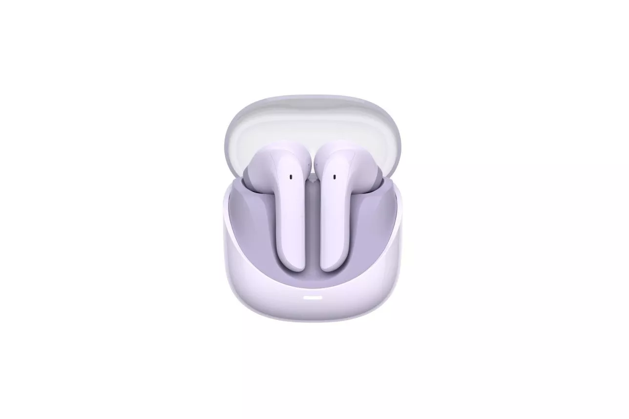 Auriculares Havit 6939119079086 inalámbricos Bluetooth para música, modo gaming, color violeta