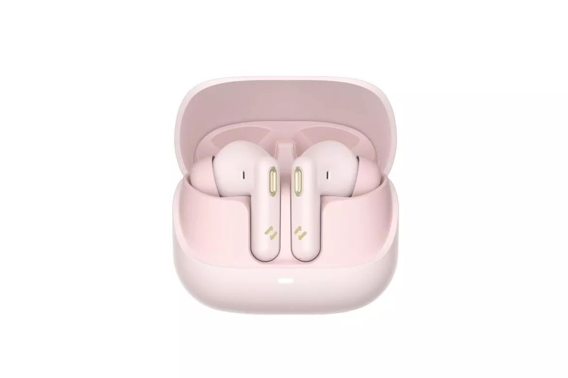 Auriculares Havit 6939119080723 inalámbricos Bluetooth con Cancelación de Ruido y micrófono, color rosa