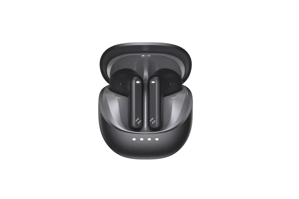 Auriculares Havit 6939119080785 inalámbricos True Wireless Stereo Bluetooth con Cancelación de Ruido, micrófono doble y batería de larga duración, negros