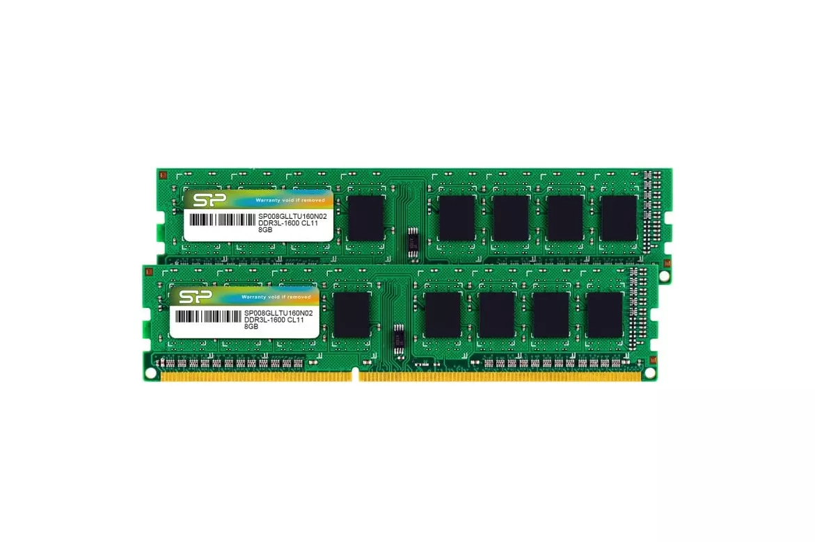 Memoria RAM Silicon Power SP016GLLTU160N22 UDIMM DDR3L 1600MHz 16GB 2x8GB CL11