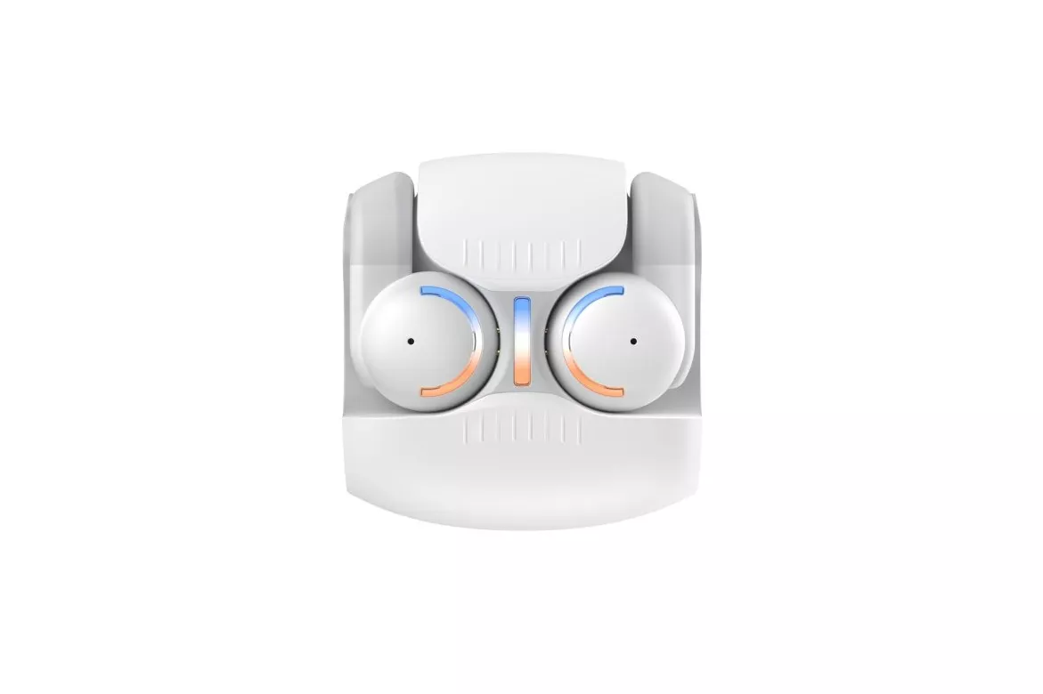 Auriculares Havit OWS907 inalámbricos True Wireless Stereo Bluetooth para llamadas y música color gris