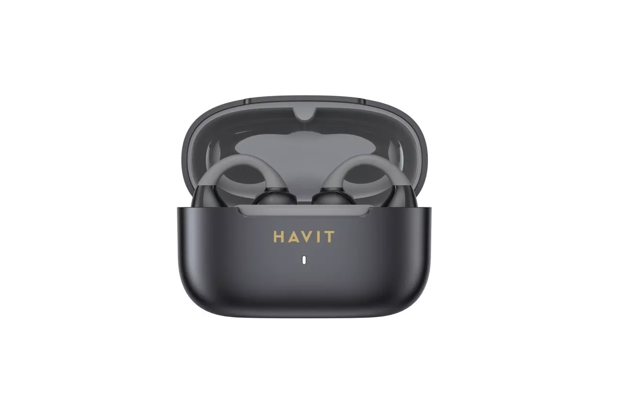 Auriculares Havit OWS910 inalámbricos True Wireless Stereo para llamadas y música con micrófono y protección IPX4 negros