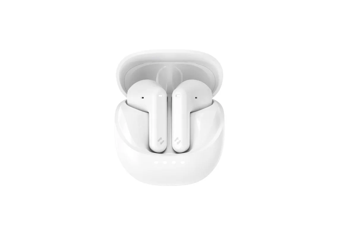 Auriculares Havit TW952 inalámbricos True Wireless Stereo con Cancelación de Ruido, Bluetooth 5.4, Micrófono dual, Blanco
