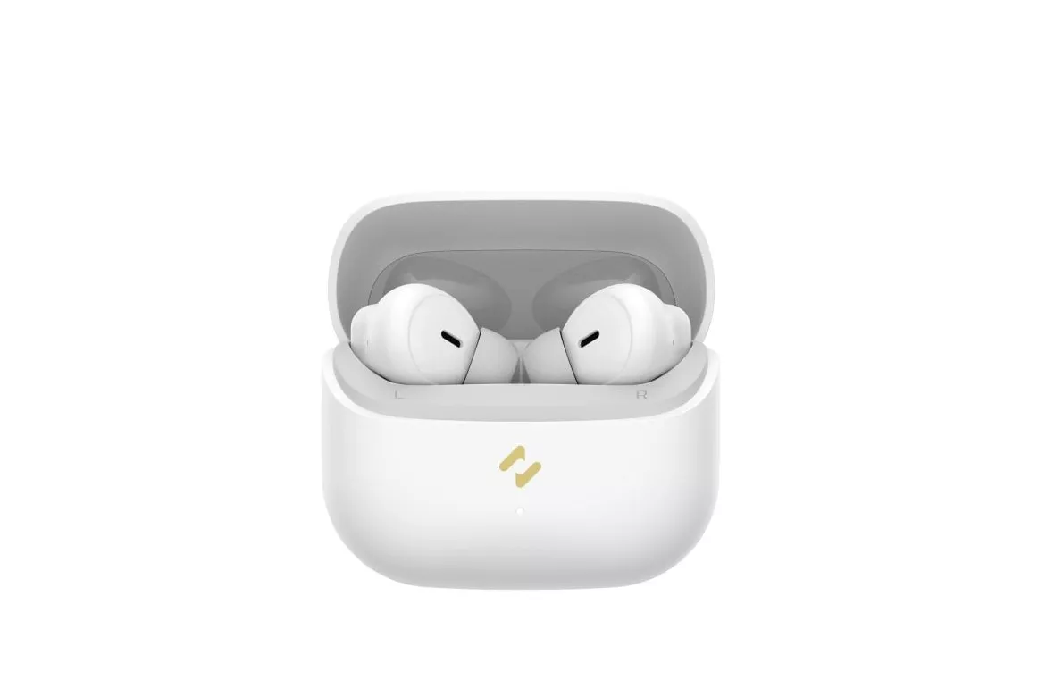 Auriculares Havit TW969 inalámbricos Bluetooth TWS para llamadas y música, color blanco
