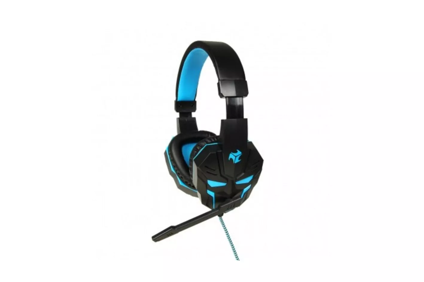 Auriculares iBox X8 con cable Gaming Jack 3,5 mm y USB Retroiluminados Biaurales Negro y Azul