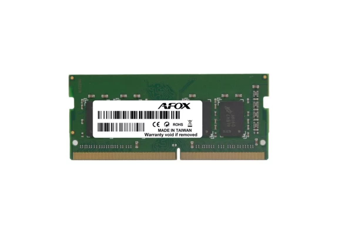 Memoria RAM Afox AFSD38BK1P 8GB 1x8GB DDR3 1600MHz SO-DIMM Negro