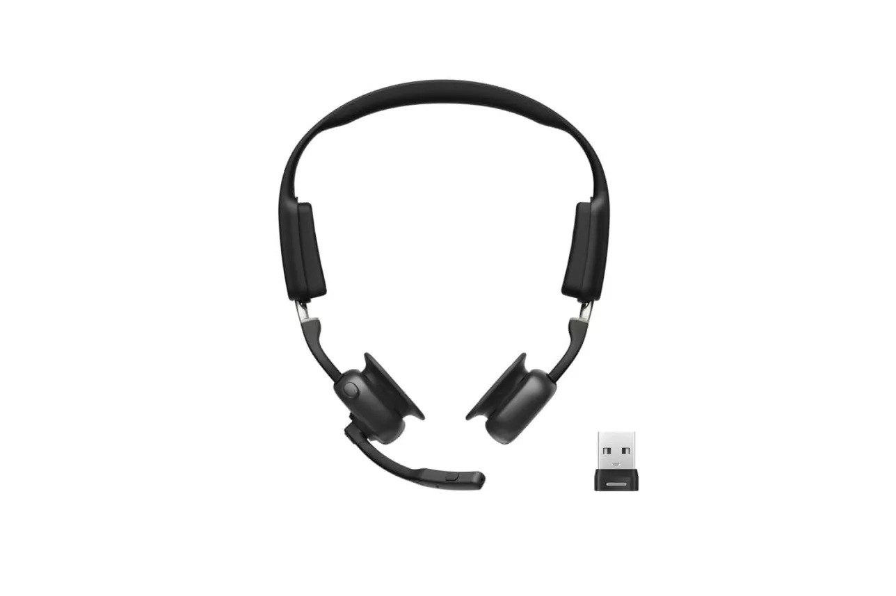 Auriculares Shokz C610-AA-BK inalámbricos Bluetooth con Cancelación de Ruido, Micrófono y resistencia al agua, negros