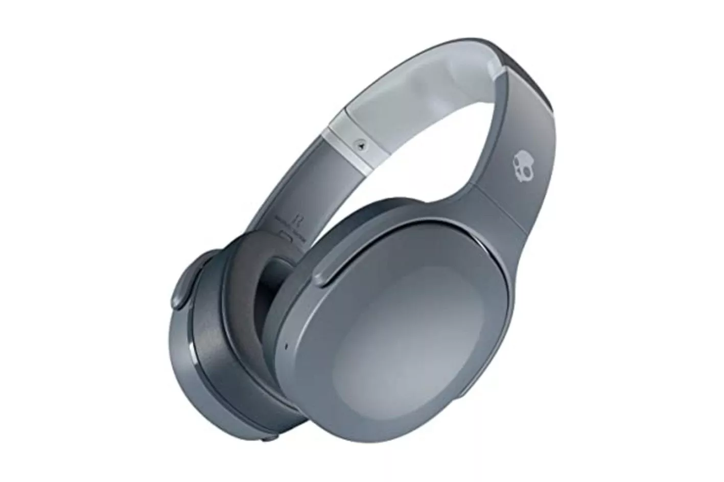 Auriculares Skullcandy Crusher Evo inalámbricos y con cable Bluetooth para llamadas y música color gris