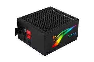 Fuente de Alimentacion Aerocool 750W 80 PLUS Bronze Lux RGB negra extras iluminación