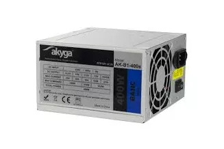 Fuente de Alimentación Akyga 400W Eficiencia 70 Modelo AK-B1-400 ATX Ventilador 12 cm
