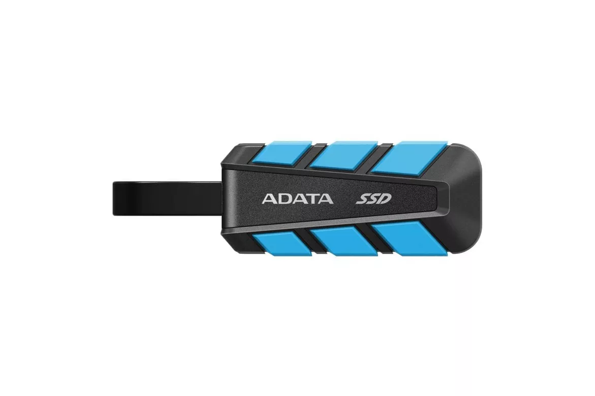 Disco Duro ADATA SC740 500GB SSD USB-C 10 Gbit/s Negro Azul Resistente