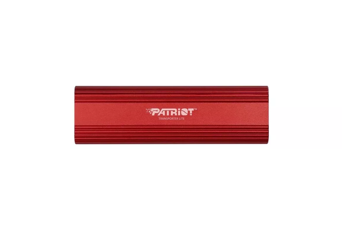 Disco Duro Patriot Transporter Lite 512GB SSD USB-C 1000MB/s Aluminio Rojo