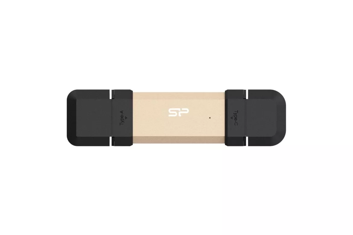 Disco Duro Silicon Power DS72 500GB USB 3.2 Gen 2 Tipo C-A Encriptacion 256-bit AES