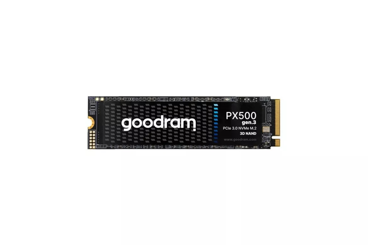 Disco Duro Goodram PX500 512GB M.2 NVMe PCIe Gen3 3200MB/s 3D NAND