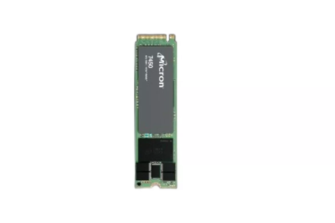 Disco Duro Micron 7450 PRO 480GB M.2 PCIe 4.0 NVMe Encriptación Hardware