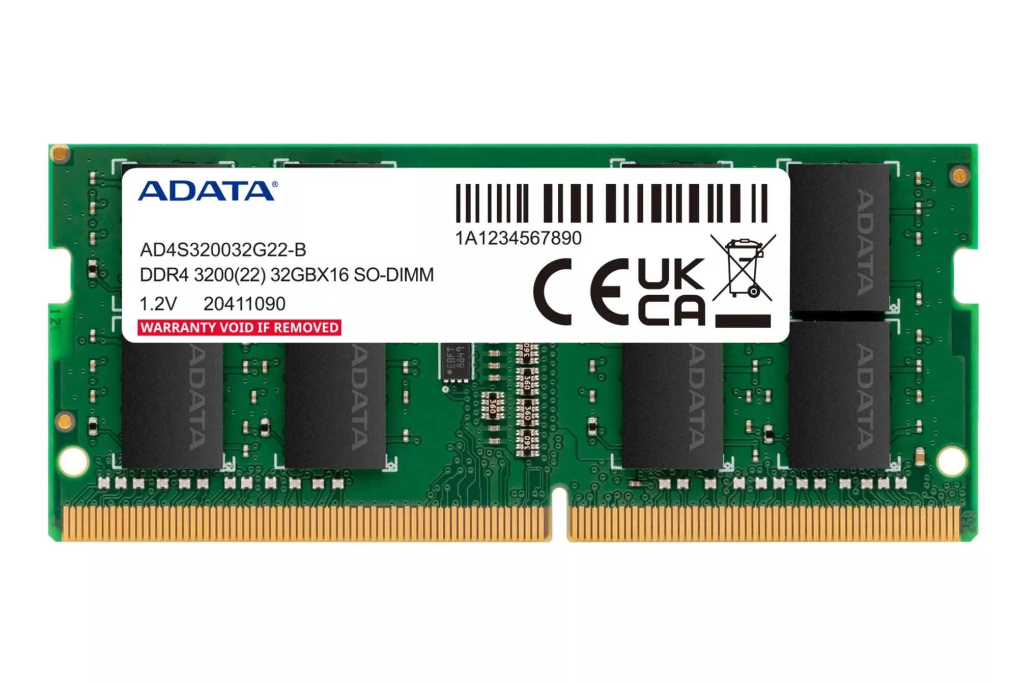 AD4S32008G22-DTGN módulo de memoria 16 GB 2 x 8 GB DDR4, Memoria RAM