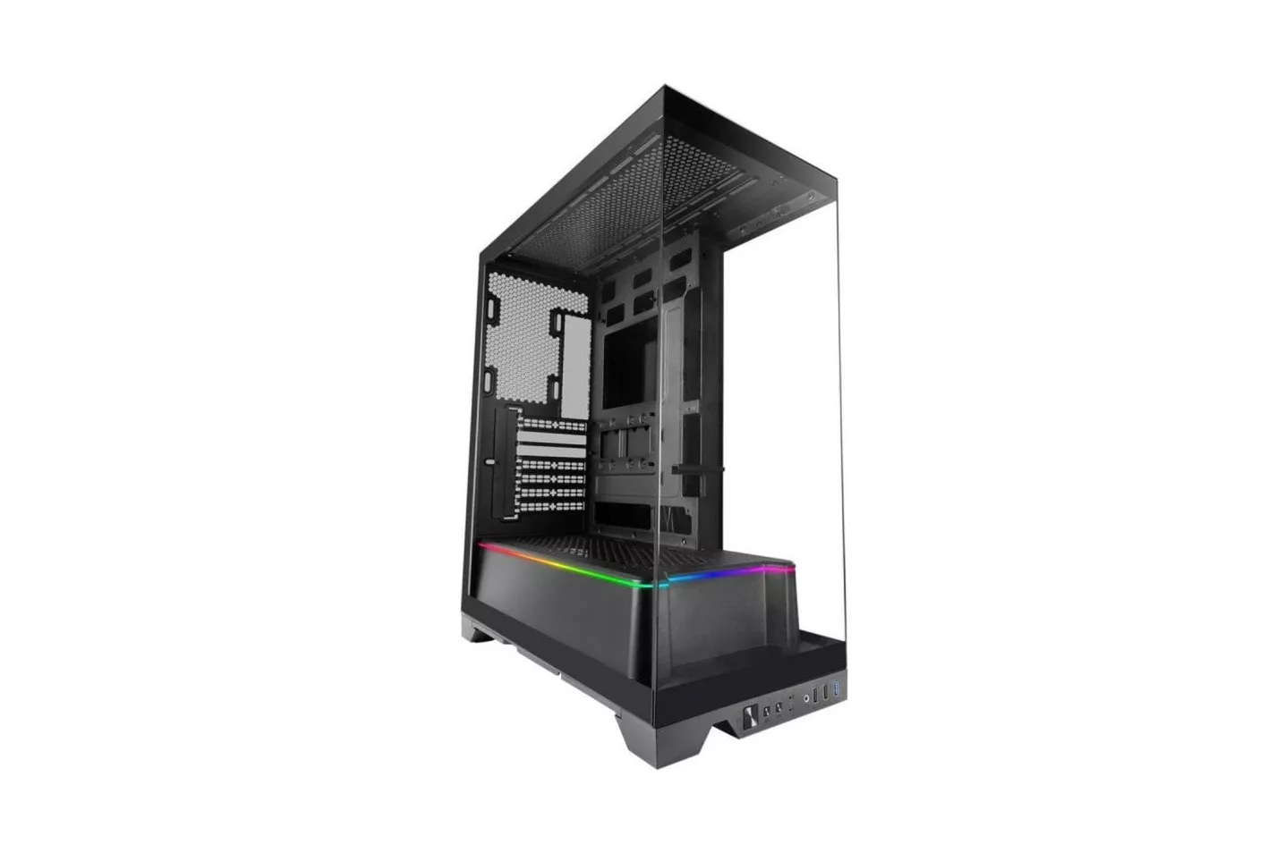 Caja Mars Gaming MC-PRISMA Triple Cristal Templado ARGB Semitorre ATX