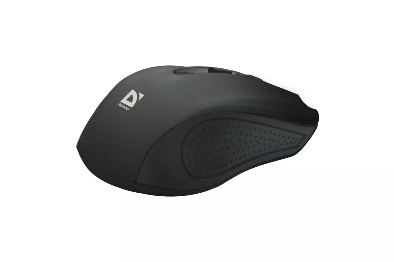 Ratón Defender Accura MM-935 Inalámbrico 1600DPI Negro Ambidiestro