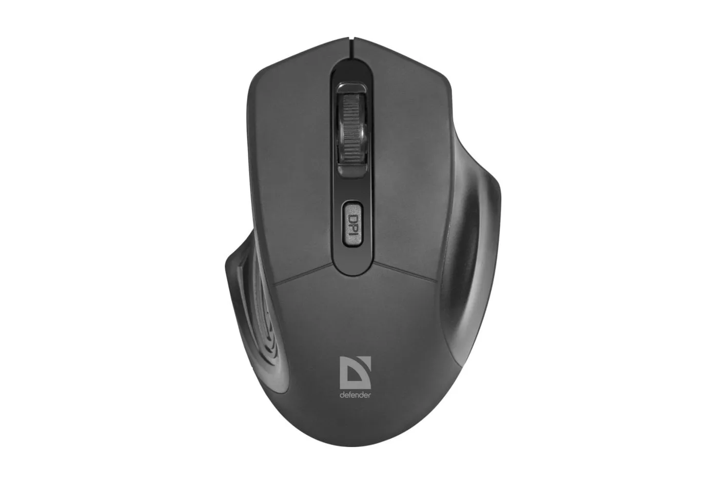 Ratón Defender Datum MB-345 Inalámbrico 1600 DPI Negro Ergonomía Right-Hand