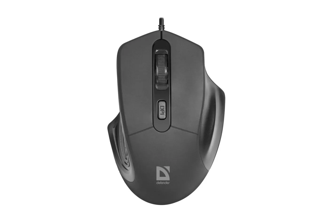Ratón Defender Datum MB-347 USB 1600 DPI Negro ergonómico
