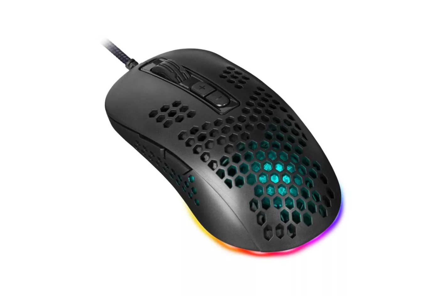 Ratón Defender SHEPARD GM-620L USB 12800 DPI Negro RGB 7 Botones Gaming