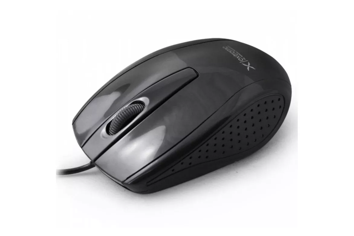 Ratón Esperanza XM110K USB tipo A 1000 DPI Negro Clic Silencioso