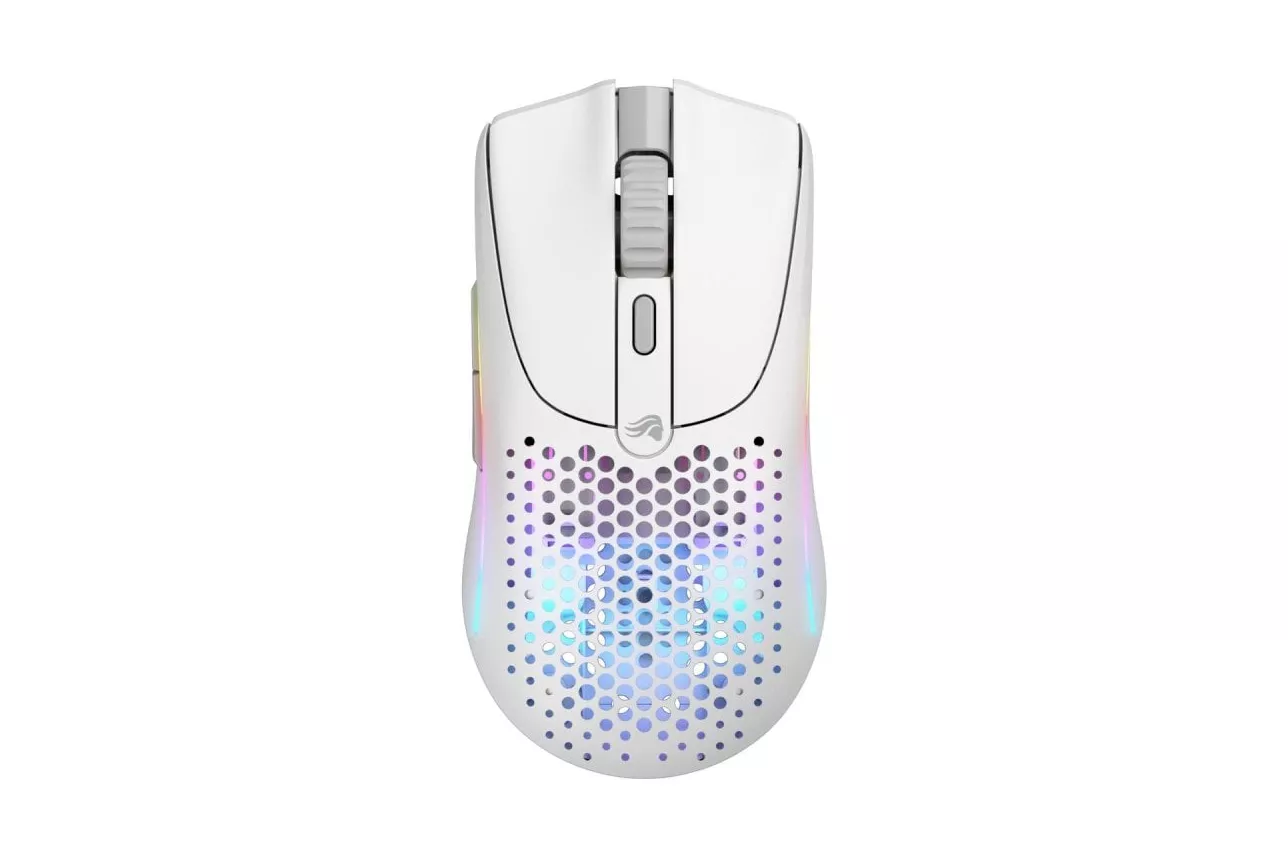 Ratón Glorious inalámbrico 26000 DPI USB-C 6 botones ultraligero blanco