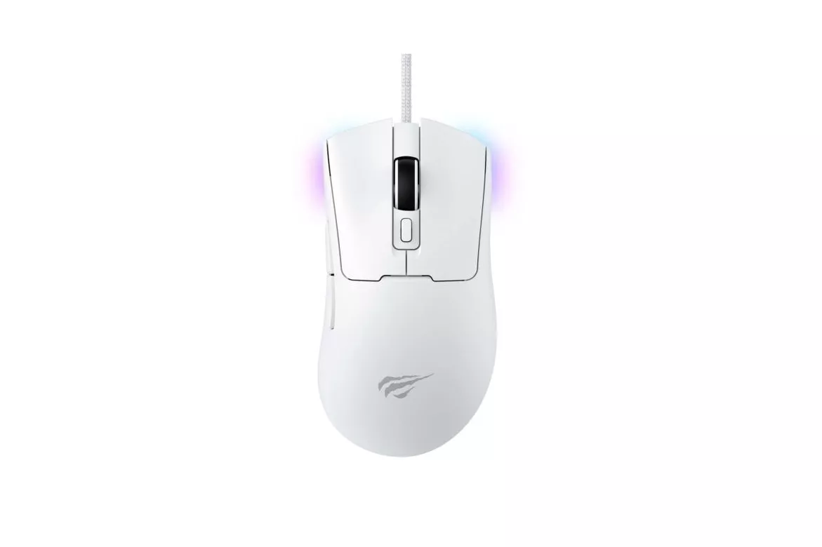 Ratón Havit 6950676229820 Cableado 12000 DPI Blanco 7 Botones Gaming