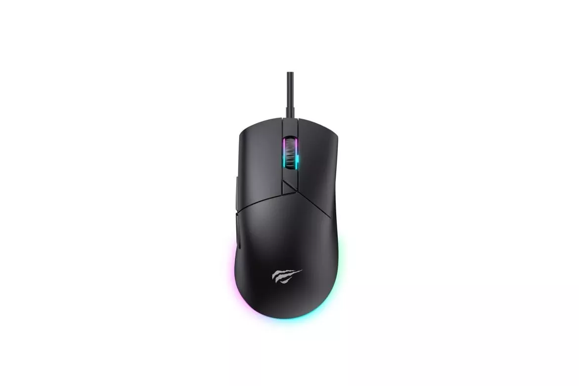 Ratón Havit MS1038 USB 8000 DPI Negro Iluminación 7 Botones Gaming