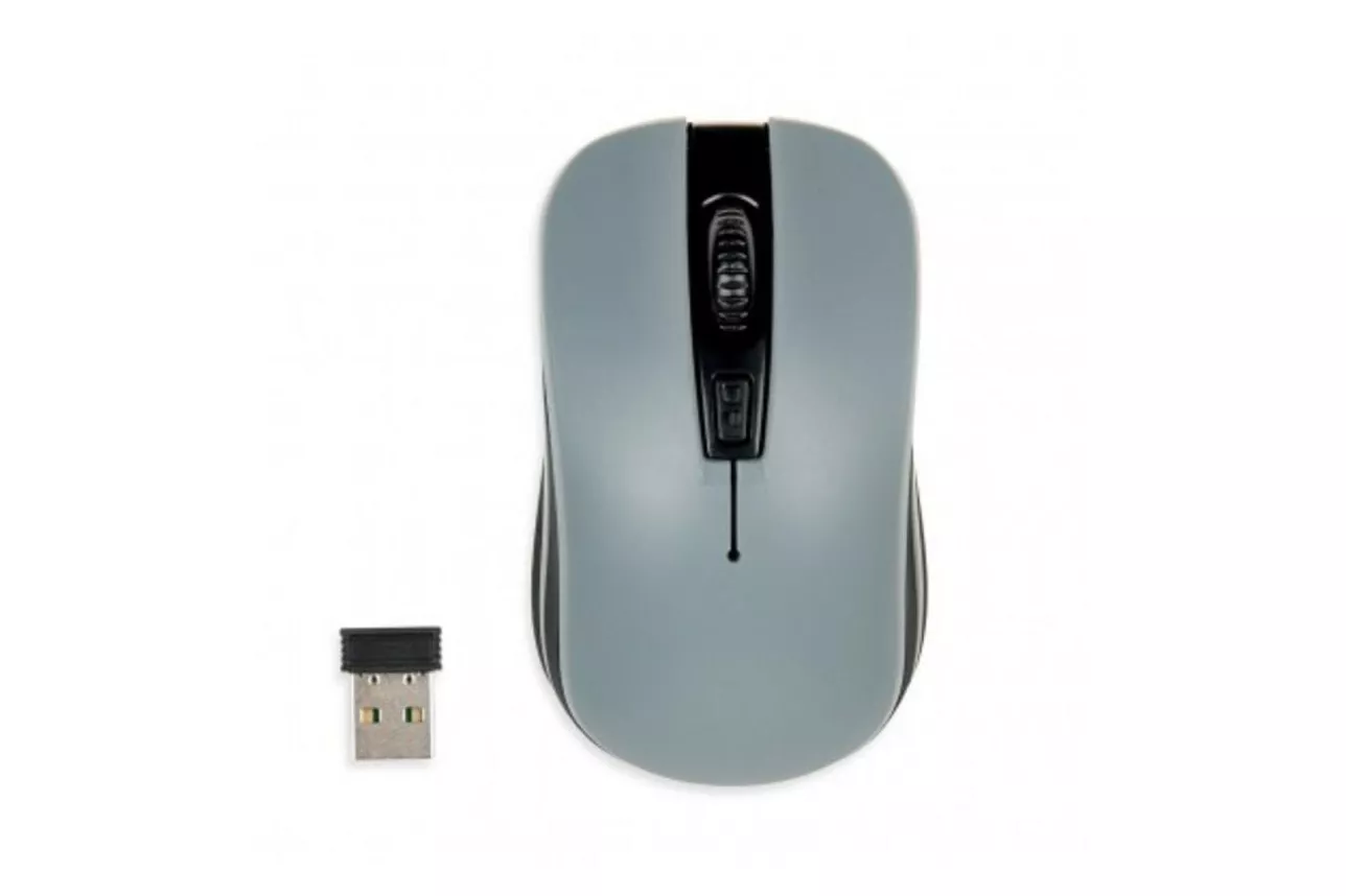 Ratón iBox LORIINI Inalámbrico 1600 DPI Negro Gris Ambidiestro Switch DPI