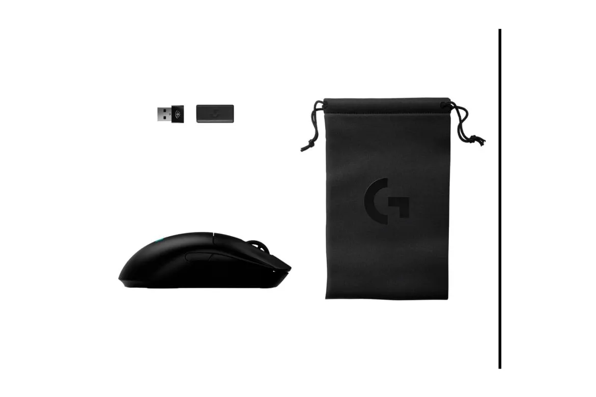 Ratón Logitech G Pro 2 Lightspeed inalámbrico 44000DPI Negro RGB Bluetooth funda dongle